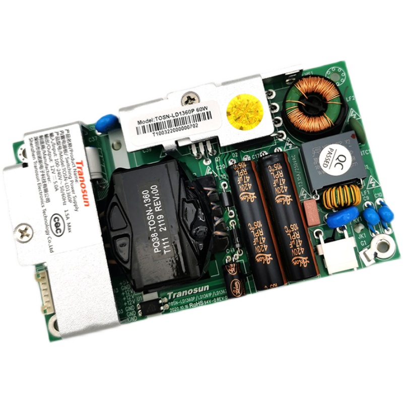 Блок питания открытый TOSN-LD1360P, 12В 5А