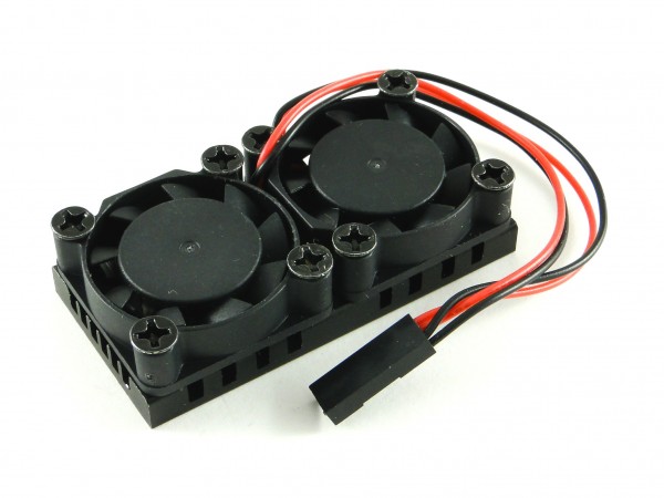 Радиатор с двумя вентилаторами для Raspberry Pi